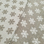 Luksusowa tkanina dekoracyjna FLAKES BEIGE