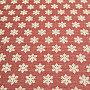 Luksusowa tkanina dekoracyjna FLAKES RED