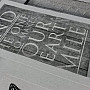 Tkanina dekoracyjna Motyle 3D b / w