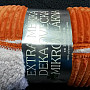 koc z mikrofibry EXTRA SOFT SHEEP sztruks - rdzawy