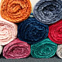 koc z mikrofibry EXTRA SOFT SHEEP sztruks - szmaragdowo zielony