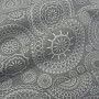 Tkanina dekoracyjna MANDALA FONDO szara