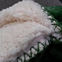 koc z mikrofibry EXTRA SOFT SHEEP sztruks - zielony