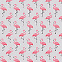 Tkanina dekoracyjna FLAMINGO gris
