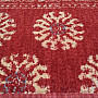 Luksusowy dywan wełniany DJOBIE PATCH czerwony