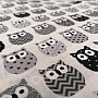 Tkanina dekoracyjna MINI OWLS 8