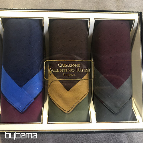 Chusteczki do nosa męskie - 3 szt. w pudełku - Ciemne