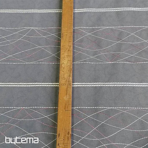 witrażowa spiralna kurtyna różowo-fioletowa