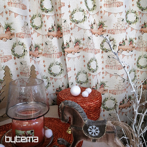 Świąteczna zabawka dekoracyjna z tkaniny