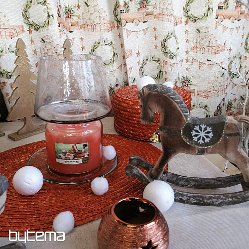 Świąteczna zabawka dekoracyjna z tkaniny