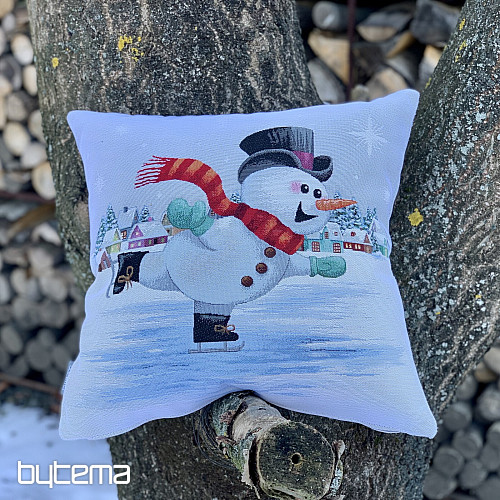 Gobelin bożonarodzeniowy BAŁWAŁ NA Łyżwach