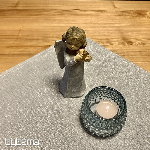 Świąteczne obrusy i szaliki FLASH SILVER szare