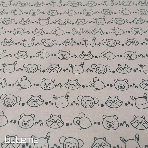 Tkanina do malowania - zwierzęta