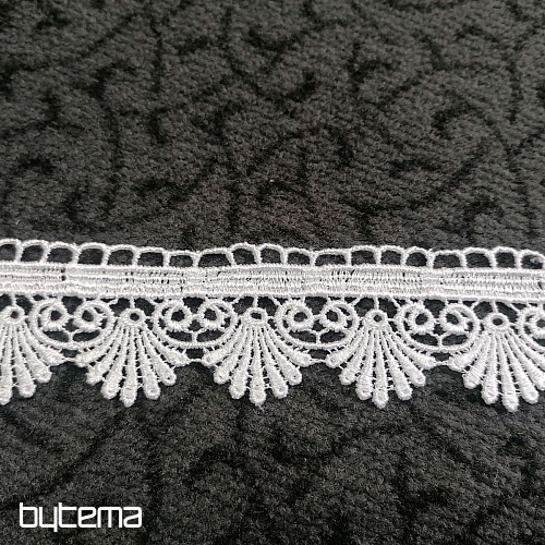Koronka 5541/01- 4 cm biała