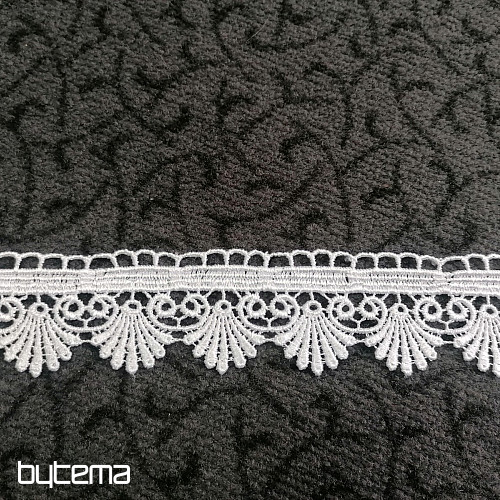 Koronka 5541/01- 4 cm biała
