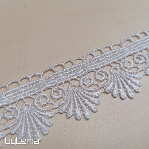 Koronka 5541/01- 4 cm biała