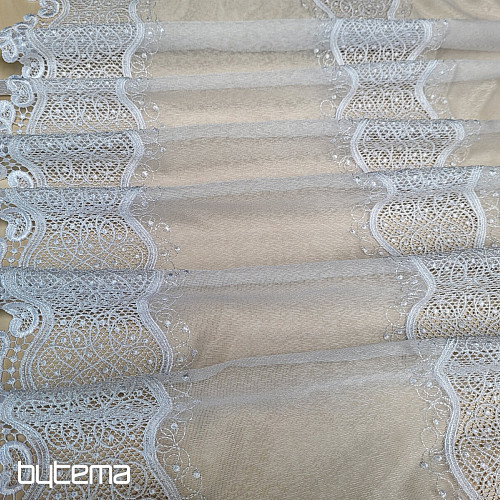 Luksusowa firana haftowana GERSTER 11786/0001