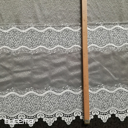 Luksusowa firana haftowana GERSTER 11786/0001