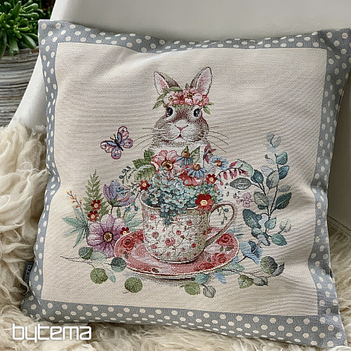 Poszewka gobelinowa BARE IN A MUG szara