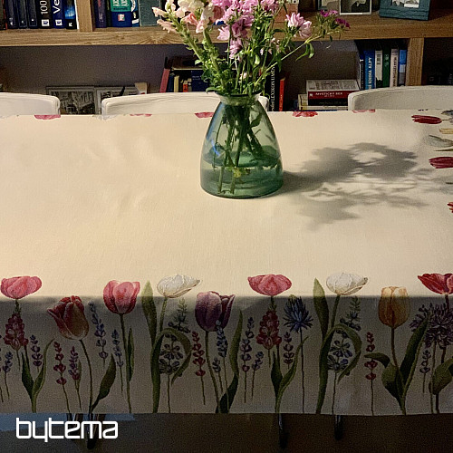 Obrus gobelinowy i szalik TULIP BORDURA
