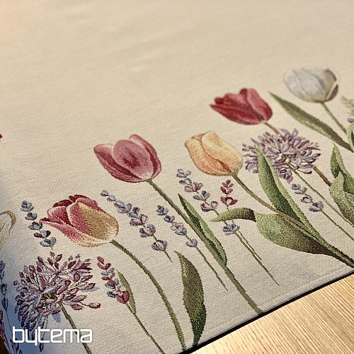 Obrus gobelinowy i szalik TULIP BORDURA