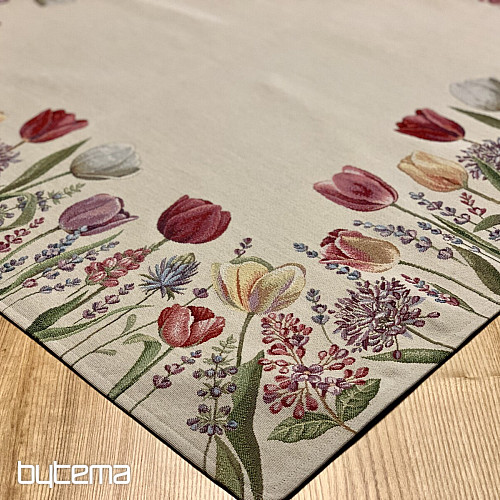 Obrus gobelinowy i szalik TULIP BORDURA