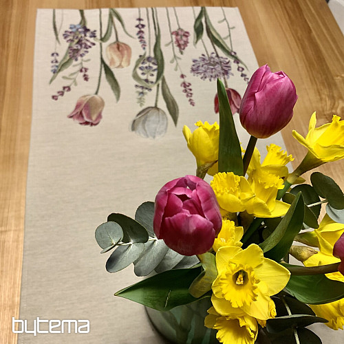 Obrus gobelinowy i szalik TULIP BORDURA