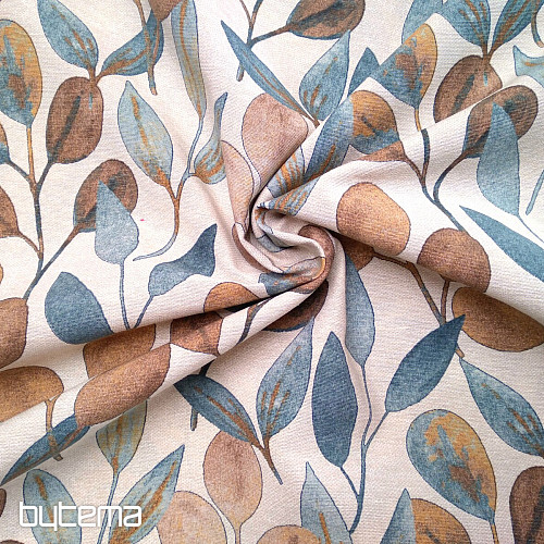 Tkanina dekoracyjna HOJAS MODRÝ