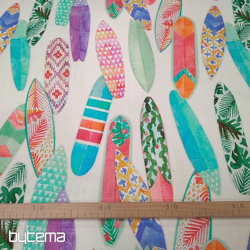Tkanina dekoracyjna SURF TURQUOISE