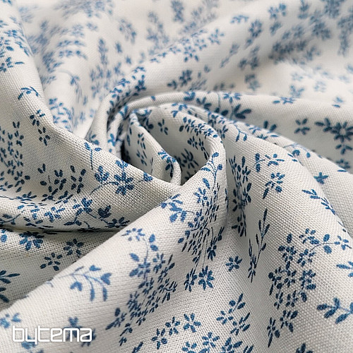 Tkanina bawełniana PANICULATA NIEBIESKA MAŁA