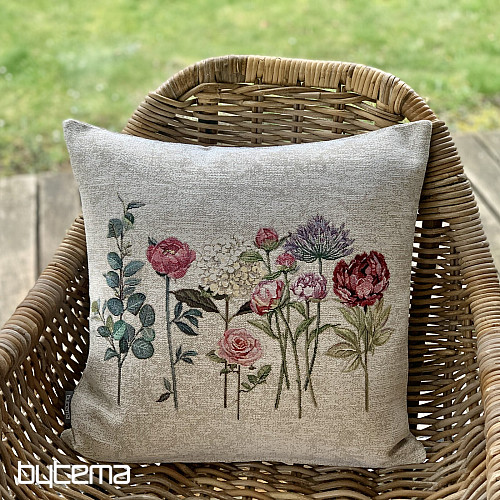 Gobelinowa poszewka na poduszkę FLORES TIME