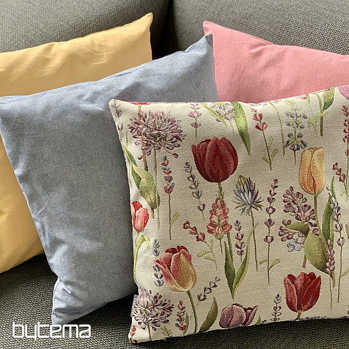 Gobelinowa poszewka na poduszkę TULIP WIOSNA