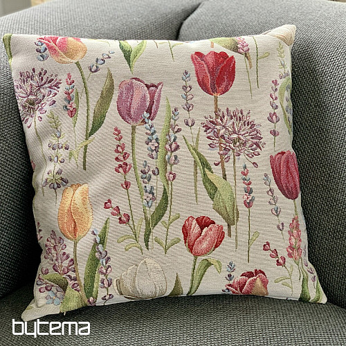 Gobelinowa poszewka na poduszkę TULIP WIOSNA