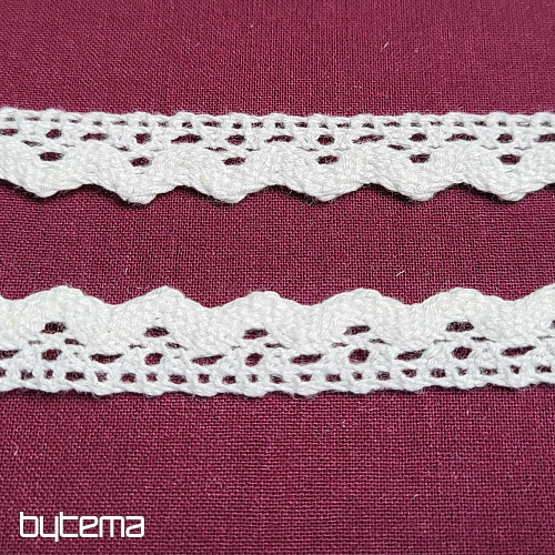 Koronka bawełniana 5420 16mm BIAŁA