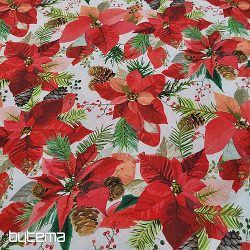 Tkanina dekoracyjna CHRISTMAS STAR MIX
