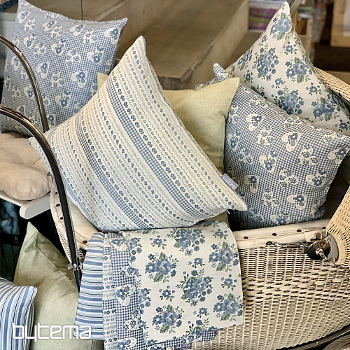 Poszewka na poduszkę TOSCANA RIGA STRIPE niebieska