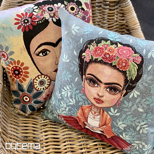 Gobelinowa poszewka na poduszkę FRIDA z kotem