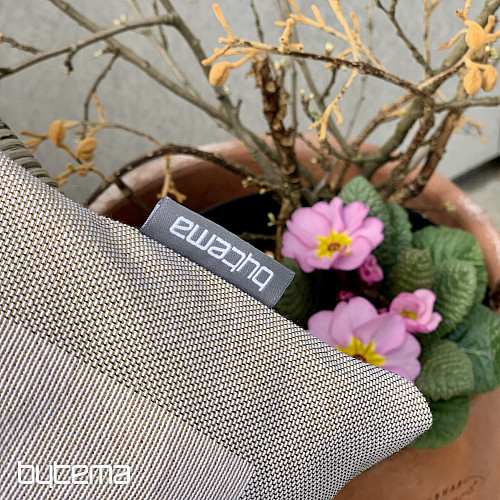 Poszewka gobelinowa ZARĄCZ W DONICZCE beżowa ramka