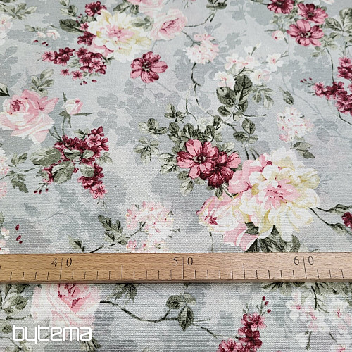 Tkanina dekoracyjna RÓŻ ALUA
