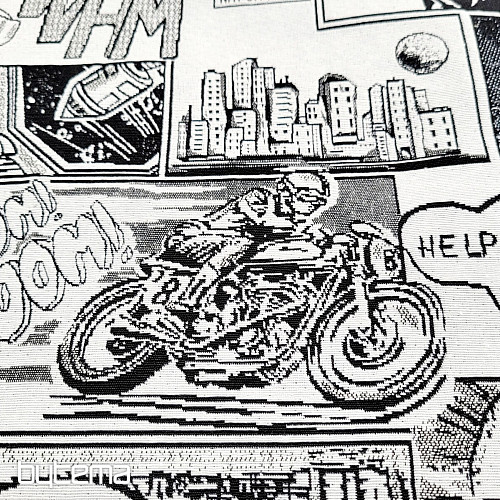 Tkanina gobelinowa KOMIKS