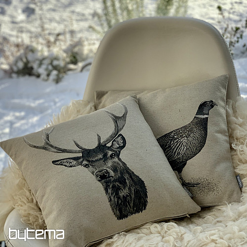 Poszewka na poduszkę Gobelin BAŻANT szary