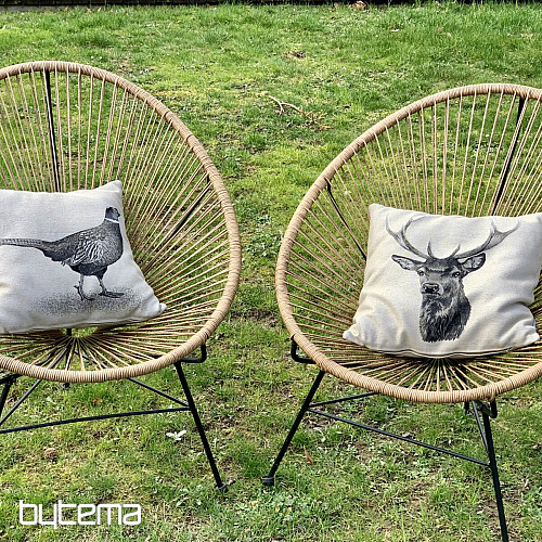 Poszewka na poduszkę Gobelin BAŻANT szary