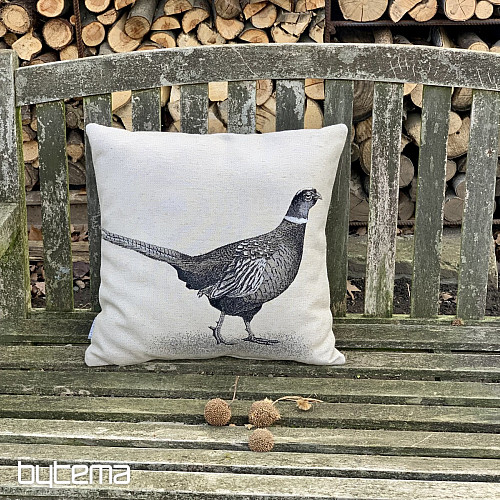 Poszewka na poduszkę Gobelin BAŻANT szary