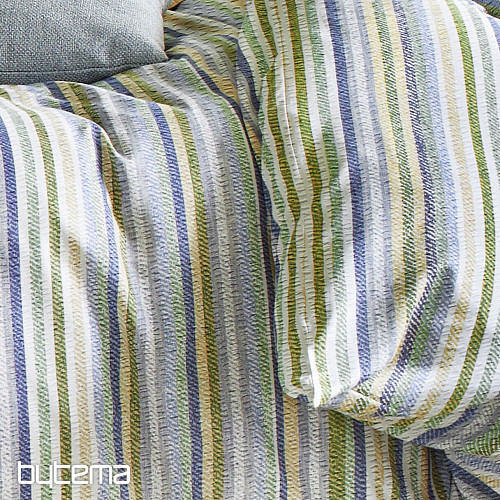 IRISETTE luksusowa miękka krepa EASY 8513-30 zielone paski