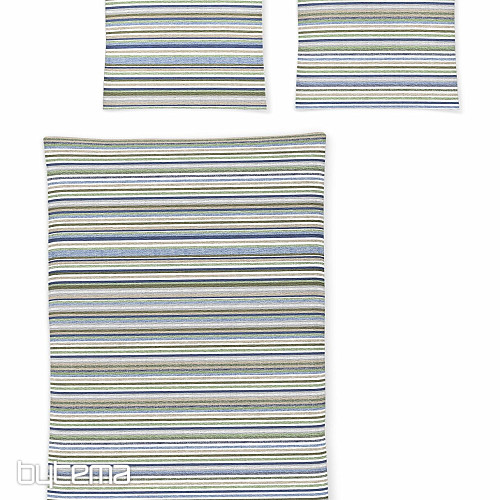 IRISETTE luksusowa miękka krepa EASY 8513-30 zielone paski