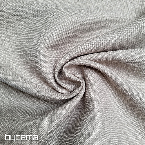 Jednokolorowa designerska tkanina dekoracyjna GERSTER 7650 SZARY 870