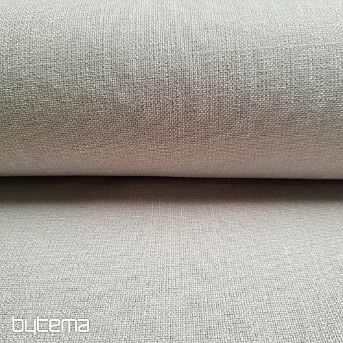 Jednokolorowa designerska tkanina dekoracyjna GERSTER 7650 SZARY 870