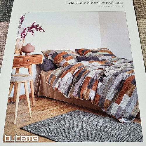 Pościel flanelowa IRISETTE KOALA 8534-50 brązowo-szara