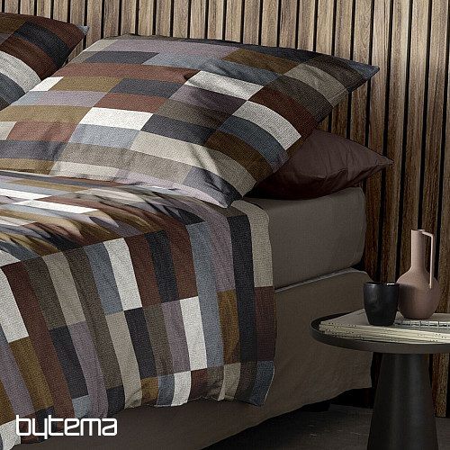 Pościel flanelowa IRISETTE KOALA 8534-50 brązowo-szara