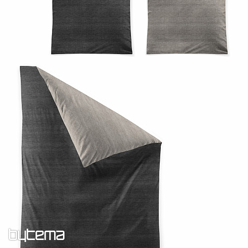 IRISETTE luksusowa satyna bawełniana WAVE 8557-11 antracyt